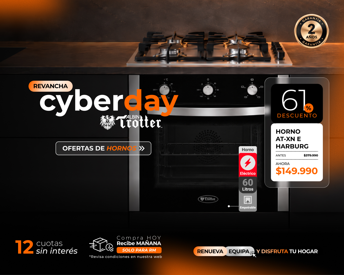 Oferta Cyber Horno Harburg Albin Trotter